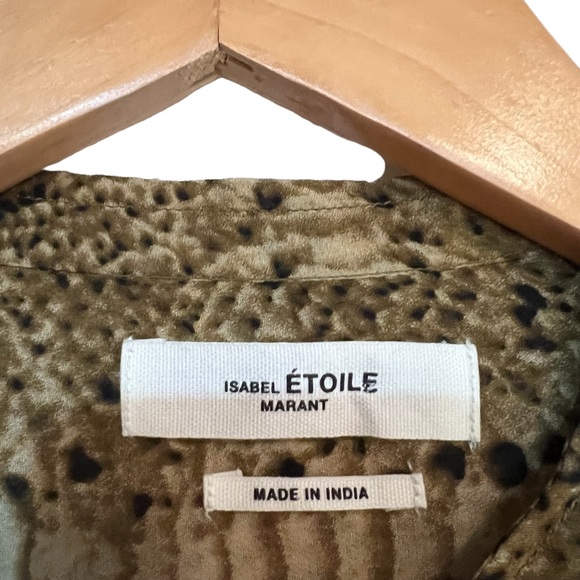 Isabel Marant snake print viscose button down blouse, excellent condition - Picture 9 of 9